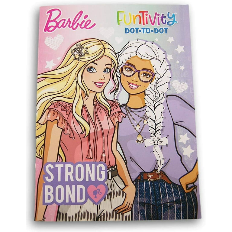 Barbie Coloring Books for Kids Ages 4-8 - Bundle with Barbie Activity Book  with Puffy Stickers Plus Barbie Play Pack, More | Barbie Activity Set for