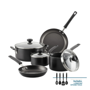 Farberware Easy Clean 12 Piece Nonstick Pots and Pans Cookware Set