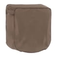 thumbnail image 1 of Funda protectora retráctil para carrete de manguera, portátil, de tela Oxford, para montar en pared, impermeable, para exteriores y césped. Café, 1 of 8
