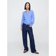 thumbnail image 2 of Cardigan GAP con cuello redondo, azul, para mujer, talla L, 2 of 5