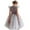 style-01 Grey, variant on Flower Girl Dress Toddler Girls Tulle Tutu Mini Dresses 2025 Cute V-Neck Wedding Flower Girl Toddlers Dance Party Dress (White,Size 5-6 Years)