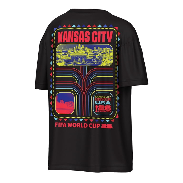 Men's Outerstuff Black 2026 FIFA World Cup Kansas City Host City