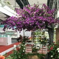 thumbnail image 5 of 1pc/2pcs Bunch Artificial Hanging Flowers Fake Plants Bouquets For Patio Lawn Garden Decoration, 5 of 8