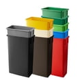 thumbnail image 7 of YHKJ Gray 23 Gallon Slim Rectangular Trash Can with lid Restaurant Trash can Trash can Tall Plastic Trash can Industrial Trash can Square Trash cans for Kitchen Trash can with Dome Lid, 7 of 7
