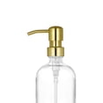 thumbnail image 4 of Dispensador de jabón CHBKT de vidrio transparente grueso, 480 ml, paquete de 2, 4 of 4