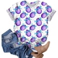 thumbnail image 7 of UngA Easter T-Shirts for Women Happy Easter Shirts Bunny Shirt Cute Rabbit Graphic Tee Tops Casual Short Sleeve Easter Shirt for Women (Purple,XXL), 7 of 7