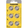 thumbnail image 1 of Battery Toshiba CR2016 3V Lithium Coin Cell 6-Pack, 1 of 4
