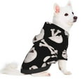 thumbnail image 2 of Balery black white Skull bone Sudadera con Capucha para Perros Pequeños – Ropa para Mascotas, Disfraz para Perros y Gatos, Ideal para Fiestas y Cosplay-Medium, 2 of 7