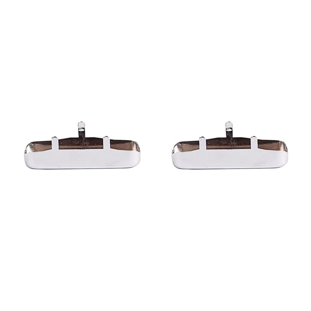 Soidarity Bass Neck Pickup Cover Hollow Replacement Metal Banjo Sound Protector Instrument Lid Pick-up Guitar Como se muestra 2piezas Soidarity CBP470979