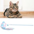 thumbnail image 4 of Cat Bell Stick, Resistant To Biting Cat Tassel Stick Cat Interactive Toy Pet Funny Toy Safe  For Gift For Cat For Pet Cat Blue, 4 of 8