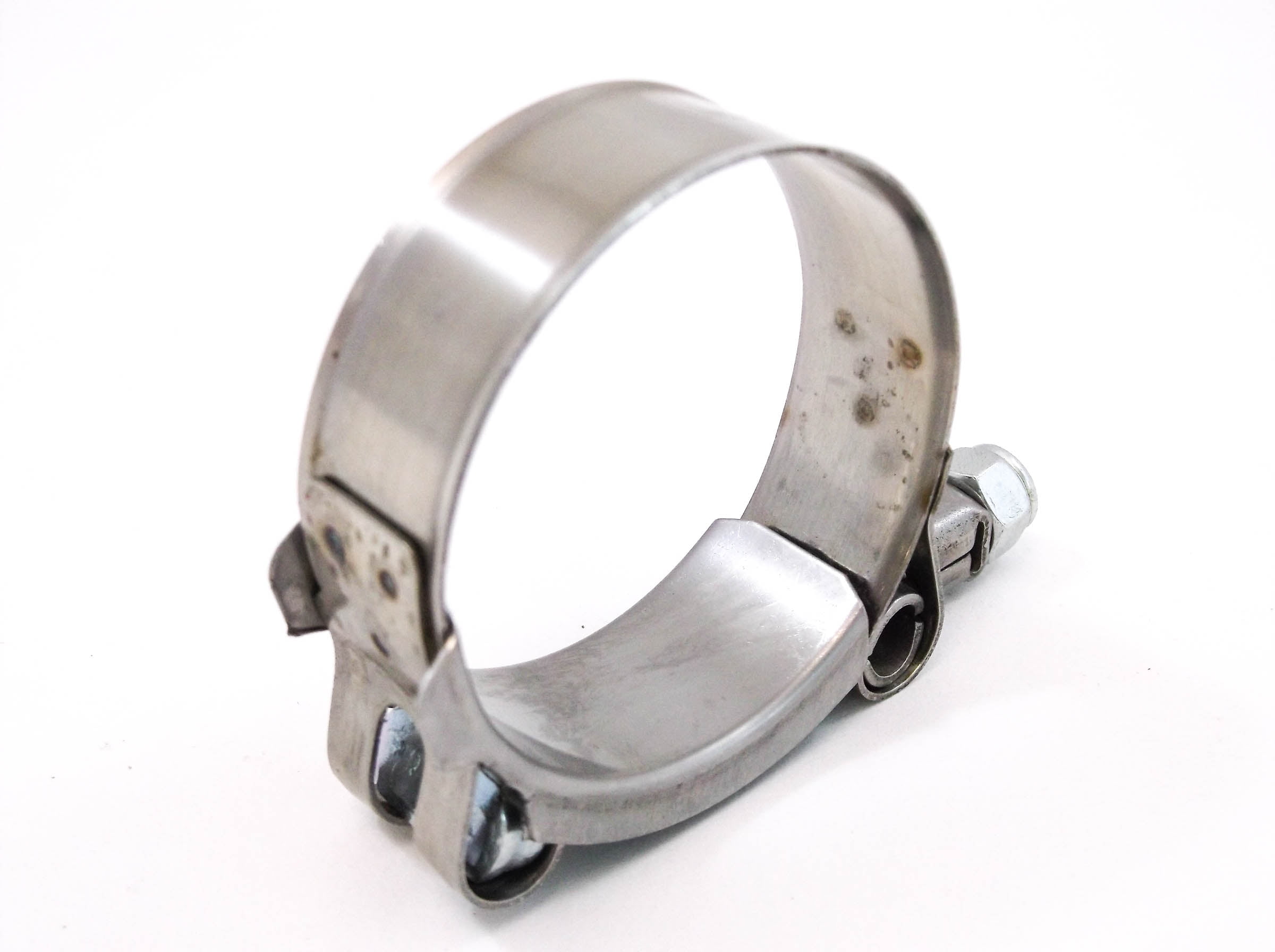 Premium 304 Stainless Steel T-Bolt Hose Clamp 1.75 45-50mm Red Hound Auto