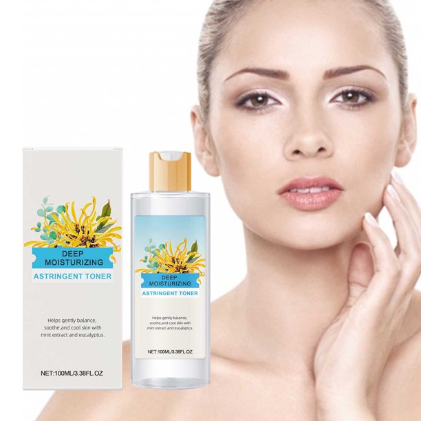 Tónico facial hidratante suave para pieles sensibles, tratamiento para el control de la grasa y el refinamiento de los poros, tónico facial hidratante sin alcohol con hidratación duradera, fórmula