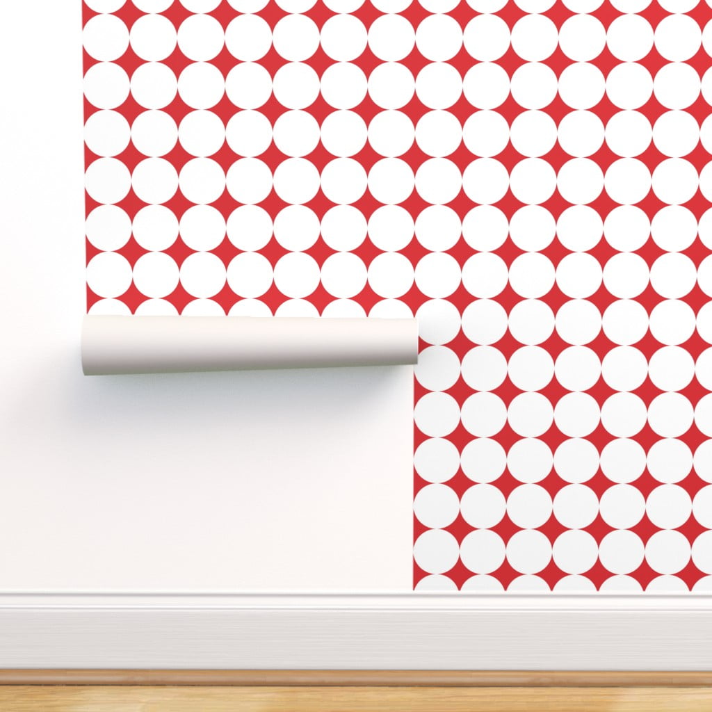SUPERFAB Glossy Red Contact Paper Self Adhesive Wall Paper Decorations Peel  and Stick Wallpaper Kitchen