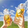 thumbnail image 4 of Portable Clear Milk Carton Bottles - Durable Water Container for Outdoor Use - Ideal Food Storage Solution for Home and Travel, 4 of 7