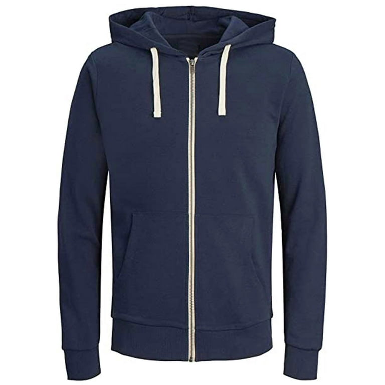 Man Clothing Clearance Under $5,POROPL Solid Hoodies Zipper Sweatshirt  Jacket Sun Hoodie Mens Blue Size 3xl 
