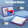 thumbnail image 4 of Kids Cases for Samsung Galaxy Tab A9 8.7" 2023 SM-X110 / SM-X115 Case with Sturdy Kickstands, Heavy Duty Shockproof case for Kids Children Boys Girls for Tab A9, Red+Blue, 4 of 8
