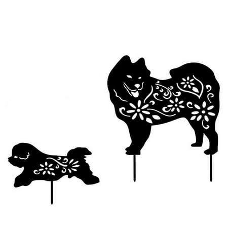 

Gzztg Accessories Yard Art Dog Garden Inserts Acrylic Animal Hollow Decoration Tool Box