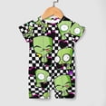 thumbnail image 4 of Invader Zim Baby Boy Girl Romper Short Sleeve Cotton Bodysuit Outfits Jumpsuit Summer One Piece Clothes, 4 of 8