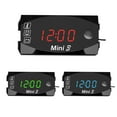 thumbnail image 2 of 6V-30V Motorcycle Electronic Clock Thermometer Voltmeter Three-In-One IP67 Waterproof Dust-proof LED Watch with  Large Screen Digital Display, 2 of 9