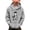 Grey, variant on Kids Dinosaur Hoodie Sweatshirt Long Sleeve Pullover Crewneck Warm Winter Top for Toddler Boys Girls Ages 3-14