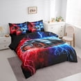 thumbnail image 3 of Castle Fairy Black Car Boy Bedding Comforter Set,Extreme Sport Full Bedding Set, 3 of 8