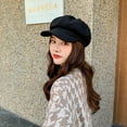 thumbnail image 7 of Classic Wool Beret Hat for Women Newsboy Hats Black Visor French Beret Cabbie Cap Hat Winter Hat Fashion Ladies Hats, 7 of 7
