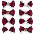 thumbnail image 1 of 50PCS Dog Christmas Bows Movable Pet Dog Bowtie Dog Collar Christmas Accessories Pet Supplies for Small Dogs ShopWise Round, 1 of 11