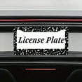 thumbnail image 7 of Music Musical Note License Plate Prame Aluminum Rust-Proof Auto Parts License Plate Decorative Screws Fit Standard 2 Holes 1 U.S. License Plate, 12.2x 6.3 Inch, 7 of 7