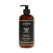Olivina Men Black Oak All-in-One Body Wash 16 oz