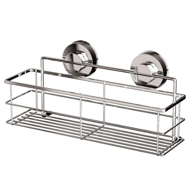 Soporte de almacenamiento de acero inoxidable Matsuzay estante de montaje en pared para baño profundo 30x8x8cm