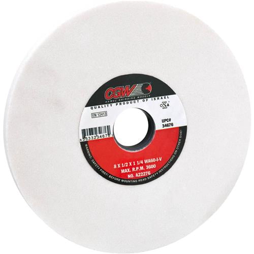 Camel Grinding Wheels 34676 A/O 8" x 1/2" x 11/4" Grinding Wheel