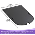 thumbnail image 2 of 7034 Cast Iron Griddle for Weber Traveler Portable Gas Grill, Heavy-Duty Cooking Griddle Plate for Weber Traveler BBQ Outdoor Grill Accessory, 2 of 6