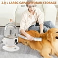 thumbnail image 2 of Dog Grooming Vacuum, Powerful 13,400Pa Suction, 2L Large Capacity for Effective Shedding and Grooming, Quiet Vacuum Includes 5 Grooming Tools, Suitable for Dogs and Cats, 2 of 7