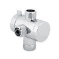thumbnail image 1 of 3-Way Shower Head Diverter Valve Connector Adapter For Home Bathroom Accessory Replacement, 1 of 8