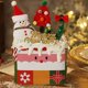 thumbnail image 4 of Puntoco Nueva caja de regalo de Navidad, caja de Nochebuena, embalaje de fruta navideña, caja de hojalata, regalo de decoración navideña, 4 of 6