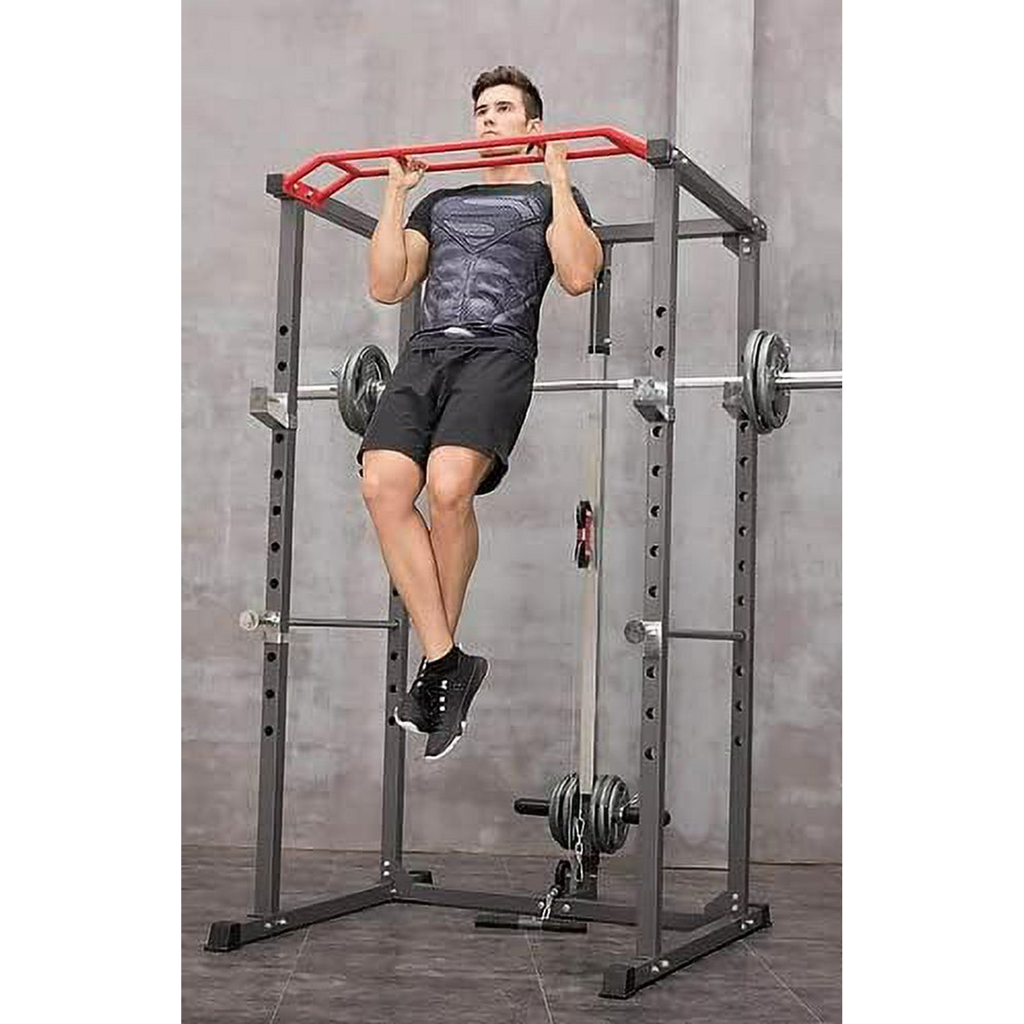 BeFitNow Canada Multi Functional Squat Rack With Lat Machine Walmart