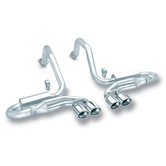 BORLA Straight Through Vehicle Mufflers, Stainless Steel, 27.00 in x 15.00 in x 27.00 in, 44.00 lb