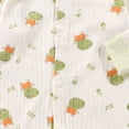 thumbnail image 7 of CAUYDY Clothes for Baby Boys Newborn Sleepers 3 6 9 12 18 24 Months Preemie Long Sleeve Bodysuit Fall Winter Infant Boy Cute Romper Toddler Pajamas Light Green for Sizes 12-18 Months, 7 of 7