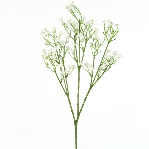 Pack of 5 Artificial Fake Babys Breath Gypsophila Silk Flowers Bouquet