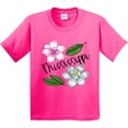 thumbnail image 3 of Inktastic Mississippi Magnolia Flowers and Leaves Youth T-Shirt, 3 of 5
