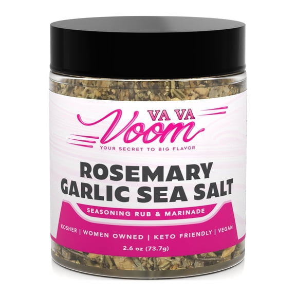 Va Va Voom Rosemary Garlic Sea Salt, 2.6 oz