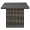 thumbnail image 6 of Bowery Hill Patio Dining Table in Dark Brown and Beige, 6 of 7