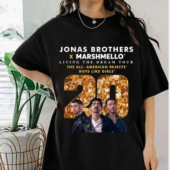 Vintage Jonas Brothers 20 Toronto Concert The Dream Tour 2025 S-5XL Shirt