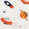 thumbnail image 4 of Conjunto de pijama de 4 piezas para bebé y niño pequeño, conjunto de pijama corto de algodón, 4 of 5