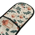 thumbnail image 4 of Yayeee Double Oven Mitt Kitchen Heat Resistant Baking 35" x7" Quilted Glove, Orange Christmas Gift Pattern, 4 of 6