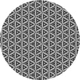 thumbnail image 1 of Ahgly Company Machine Washable Indoor Round Transitional Silver Gray Area Rugs, 6' Round, 1 of 7