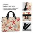 thumbnail image 4 of FORMRS 16" Laptop Sleeve Bag Carrying Case with Handle Travel Shoulder Briefcase, Beige Starfish, 4 of 8