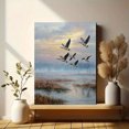 thumbnail image 6 of Geese Walking in Field Canvas Wall Art Print, Farmhouse Decor for Living Room Bedroom Kitchen Office, 6 of 8