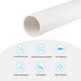 thumbnail image 3 of Uxcell Rigid Round Pipes High Impact for Water Pipes,Crafts,Cable Sleeve White 57mm x 63mm, 3 of 6