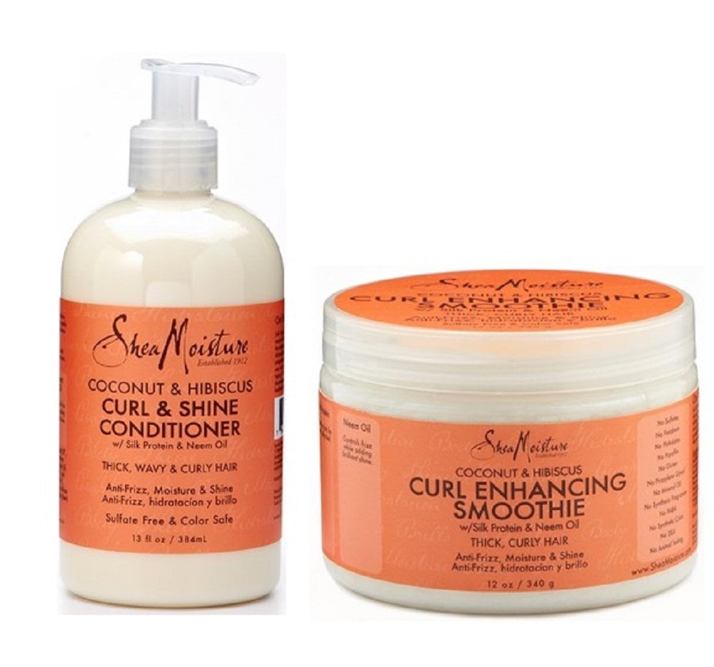 Shea Moisture Coconut and Hibiscus Combination Pack â€“ 13 oz. Curl